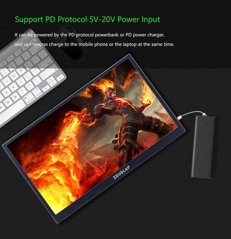 13.3inch 1920*1080P FHD IPS HDR Ultrathin Portable Monitor