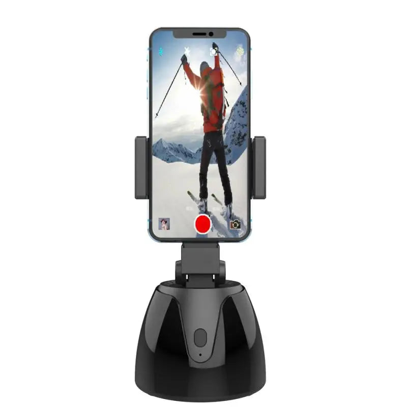 Automatic Smart Remote Selfie Stick 360 Degree Rotation Mobile Phone Holder Face Tracking For Video Recording