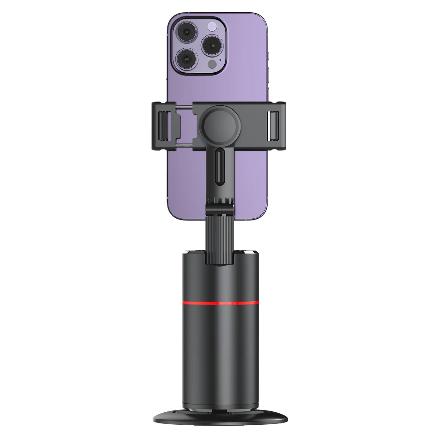 360  Facial Tracking Rotation Bluetooth Wireless Tripod. Phone Stabilizer Smart Facial Tracking with Removable Fill Light Phone Stand. Wireless Selfie Stick Tripod for Live Streaming.