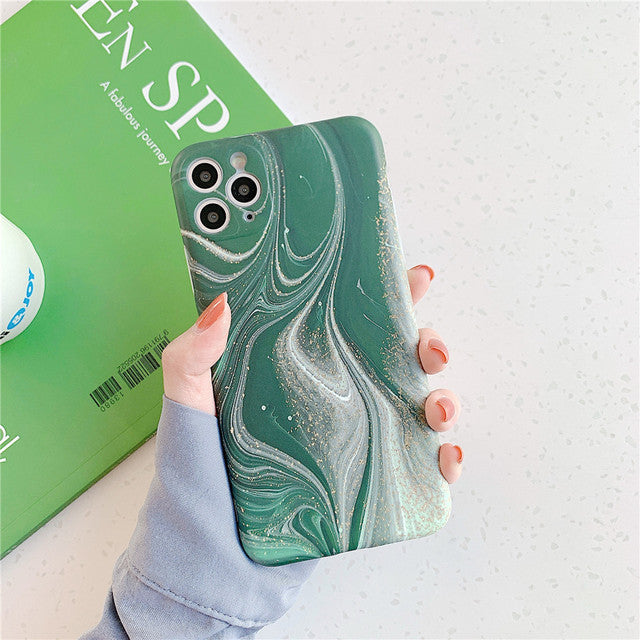 Vintage Marble Phone Case For iPhone