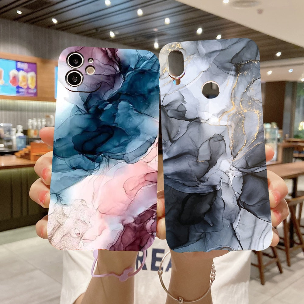 Marble Pattern Phone Cover For Xiaomi Redmi Note