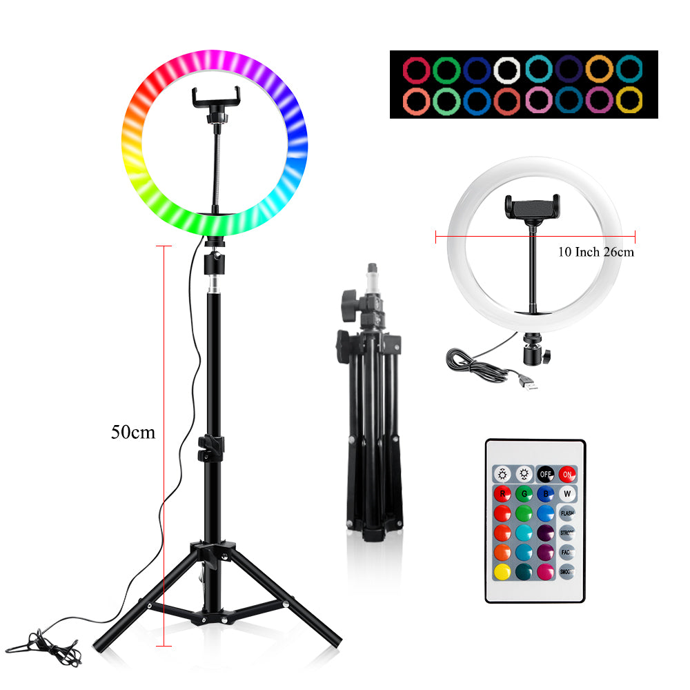 16 Colors Rgb Ring for camera and phone with Remote