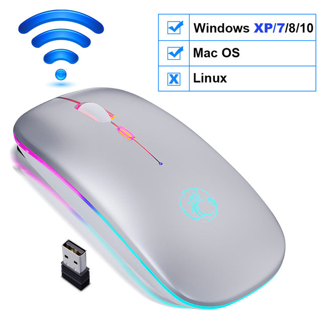 Wireless Bluetooth Rechargeable Mouse