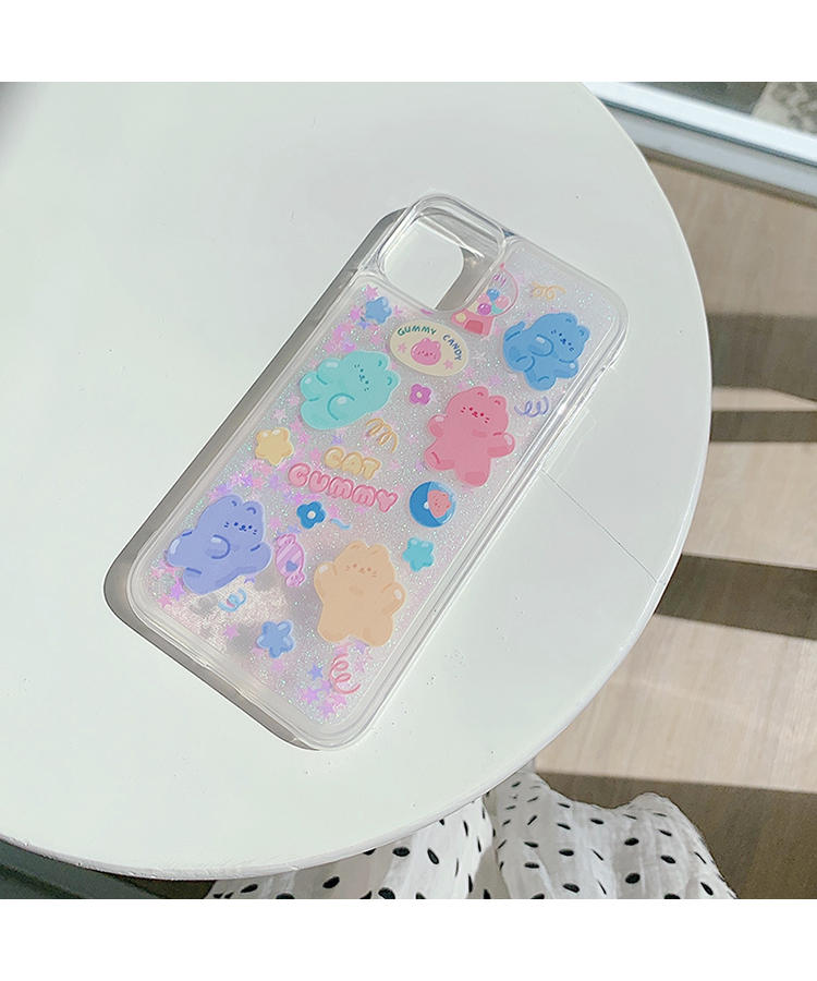 Glitter Dynamic Liquid Phone Case for iPhone