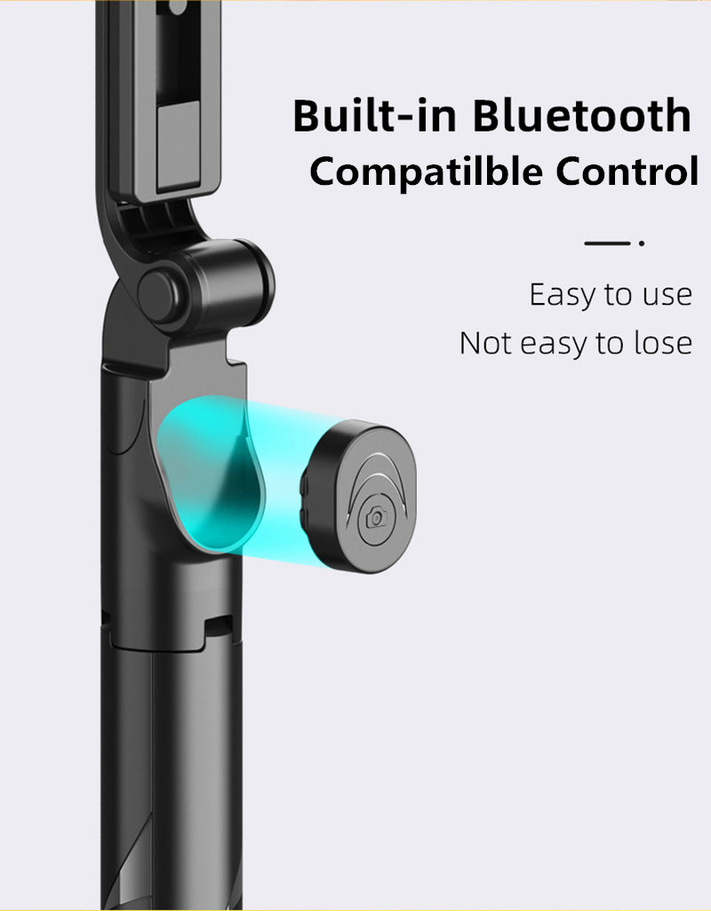 Wireless Bluetooth Foldable Tripod