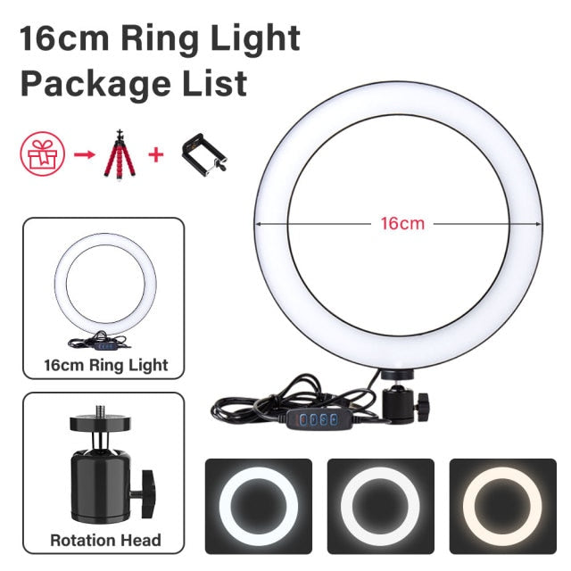 3-mode Ring Light