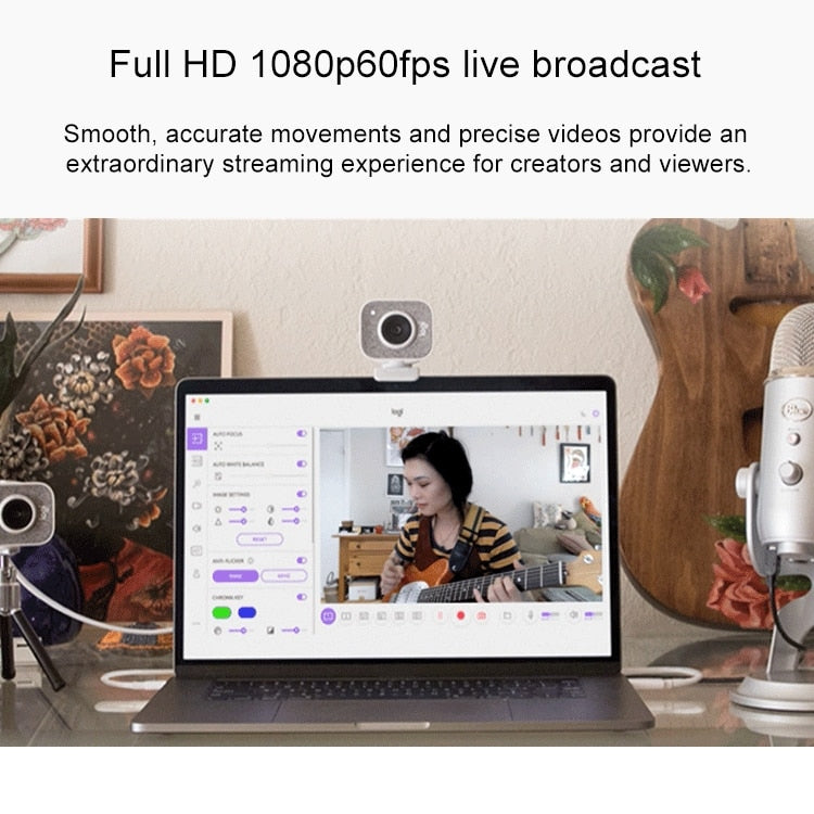 Original Logitech StreamCam Webcam Full HD 1080P 60fps