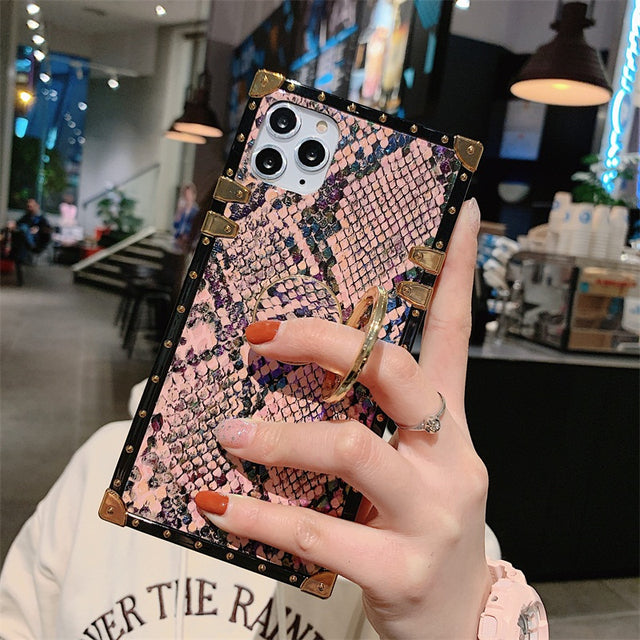 Luxury Snake Skin Case For iPhone