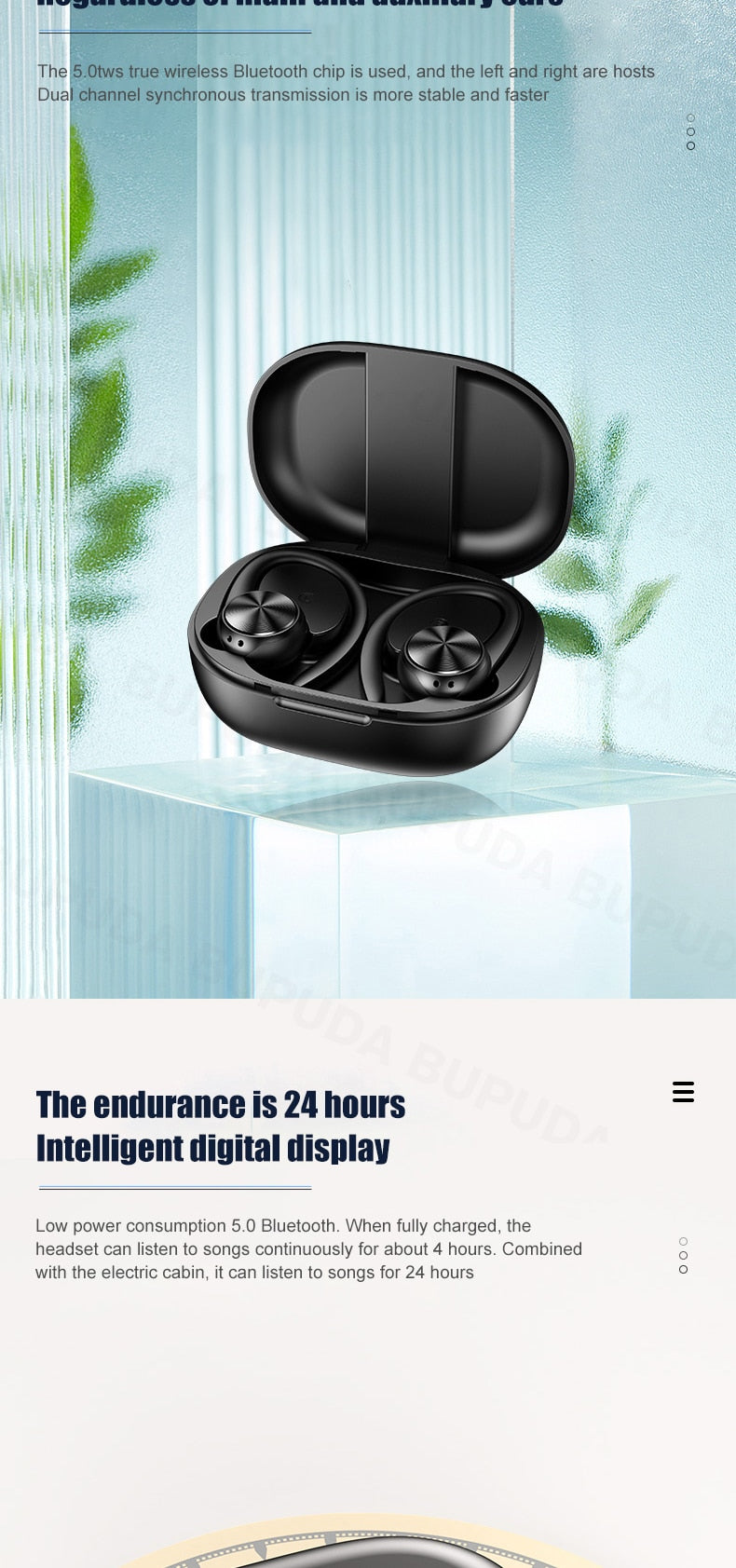 Waterproof Bluetooth Wireless Headphones