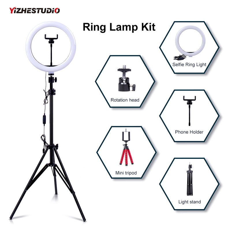 Ring Lamp with tripod