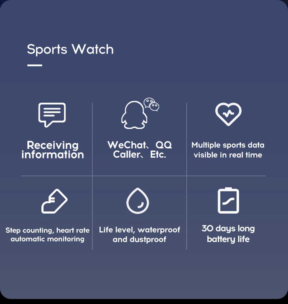 D20 Pro Bluetooth Smart Watch