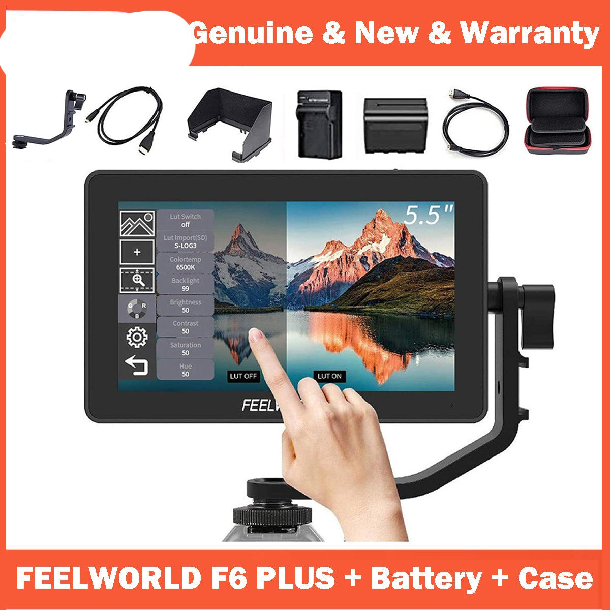 F6 PLUS 5.5 Inch On-camera DSLR FieldTouch Screen Monitor