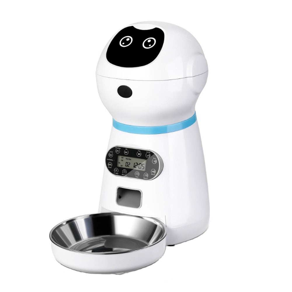 Smart Automatic Pet Feeder With Voice Record