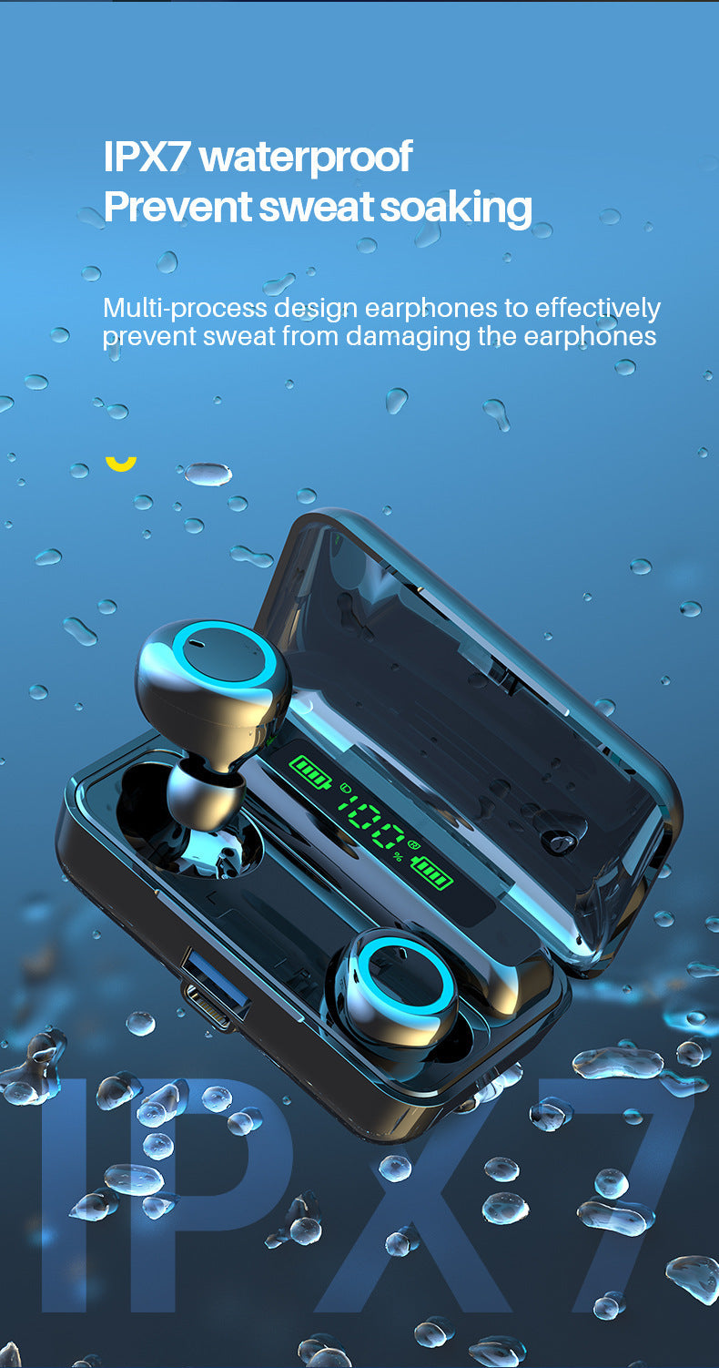 Waterproof 5.1 Bluetooth Wireless Headphone