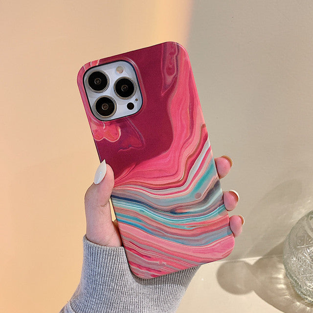 Gradient Marble Case For iPhone